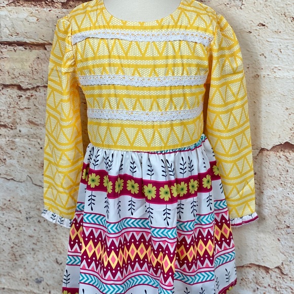 NWT Sunshine Day-sies Southwestern Dress - Picture 6 of 10